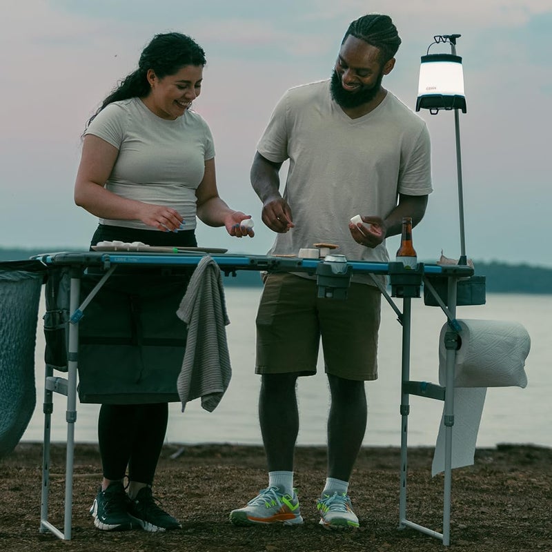 Core Lantern Holder | Fits The 4 Foot Outdoor FlexRail Camp & Cook Table | Portable for Beach, Picnic, Backyards, BBQ, Tailgate, Patio, and Party - Image 5